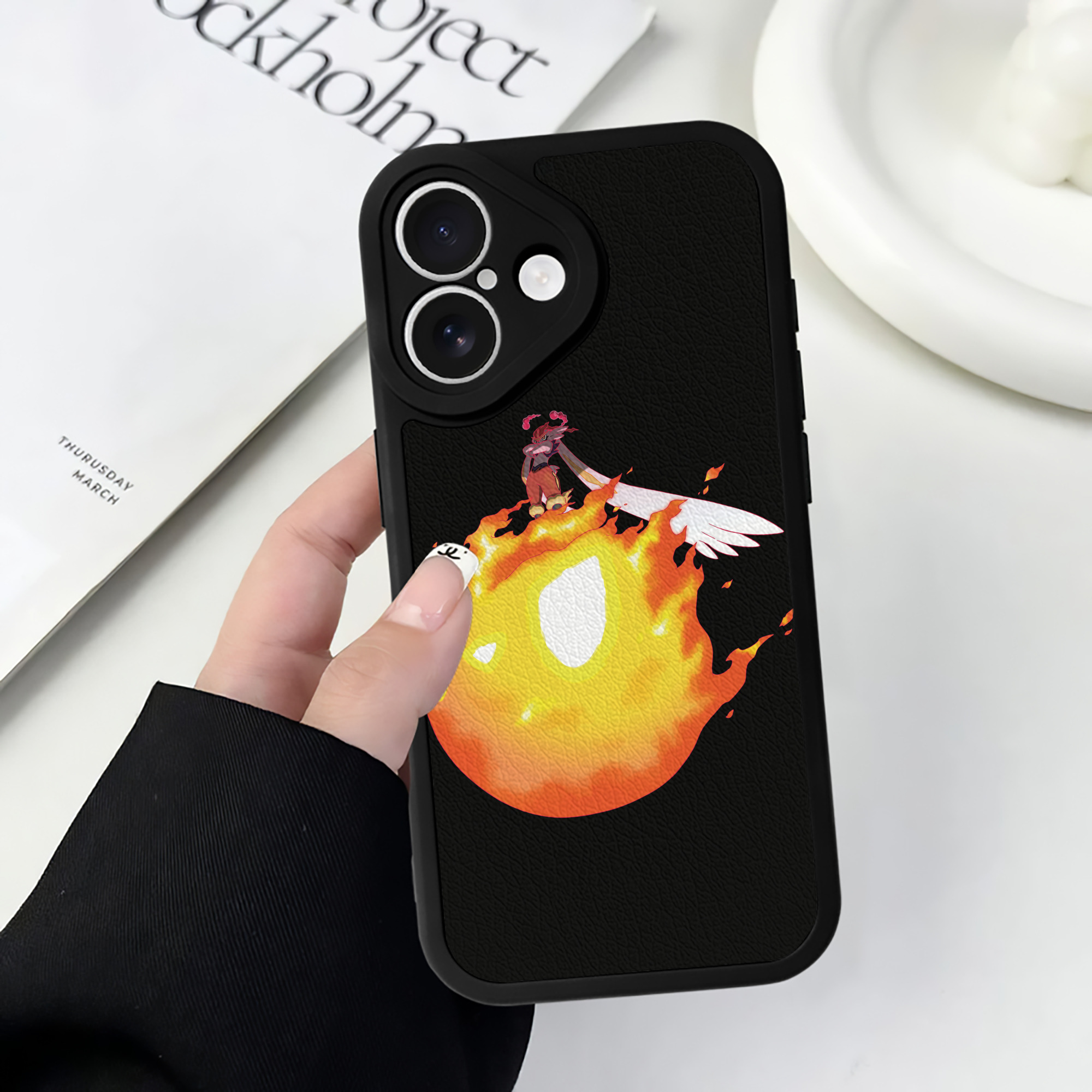 （画像用） ポケットモンスター Pokémon 【iPhone 16シリーズ対応】シリコンスマホケース（レザー調） 材質：シリコン